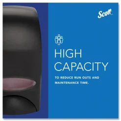 Discount 92145 5 in. x 5.25 in. x 8.38 in. 1000 mL Essential Manual Skin Care Dispenser - Black Skin Care & Personal Hygiene