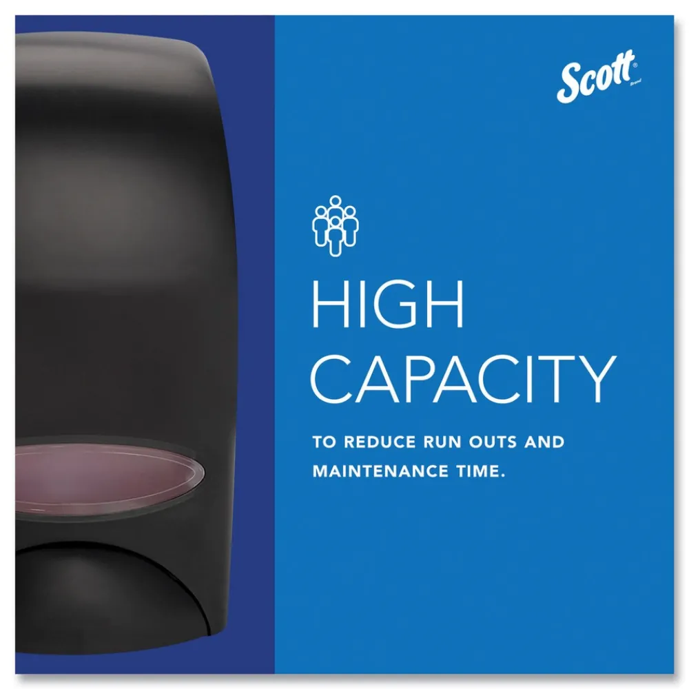 Discount 92145 5 in. x 5.25 in. x 8.38 in. 1000 mL Essential Manual Skin Care Dispenser - Black Skin Care & Personal Hygiene