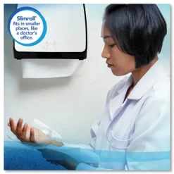 Sale 8 in. x 580 ft. Absorbency Pockets Slimroll Towels - White (6 Rolls/Carton) Paper & Dispensers|Cleaning & Janitorial Supplies