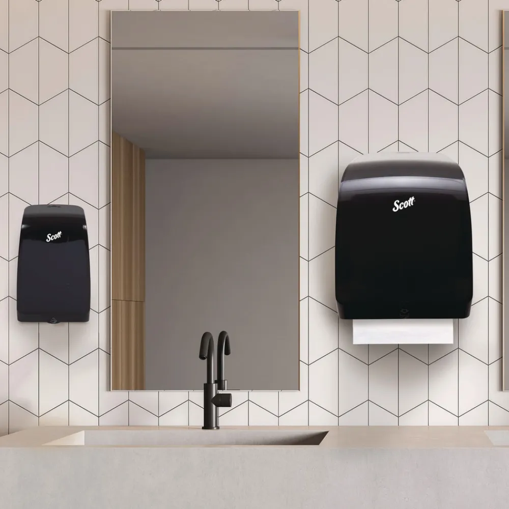 Clearance 8 in. x 800 ft. 1-Ply Universal 100 Percent Recycled Fiber Hard Roll Paper Towels - White (6/Carton) Cleaning & Janitorial Supplies