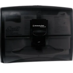 Sale 17.5 in. x 2.25 in. x 13.25 in. Personal Seat Cover Dispenser - Black Paper & Dispensers