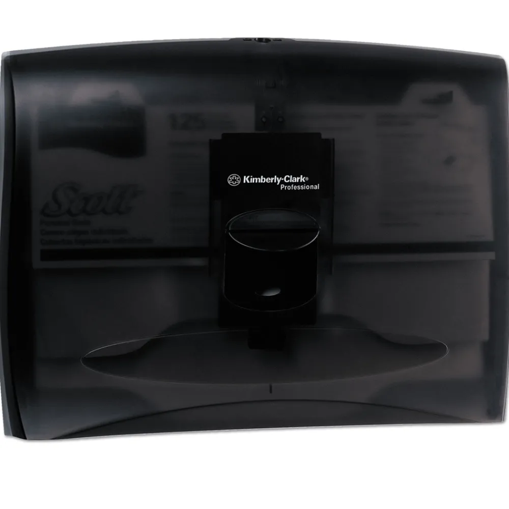 Sale 17.5 in. x 2.25 in. x 13.25 in. Personal Seat Cover Dispenser - Black Paper & Dispensers