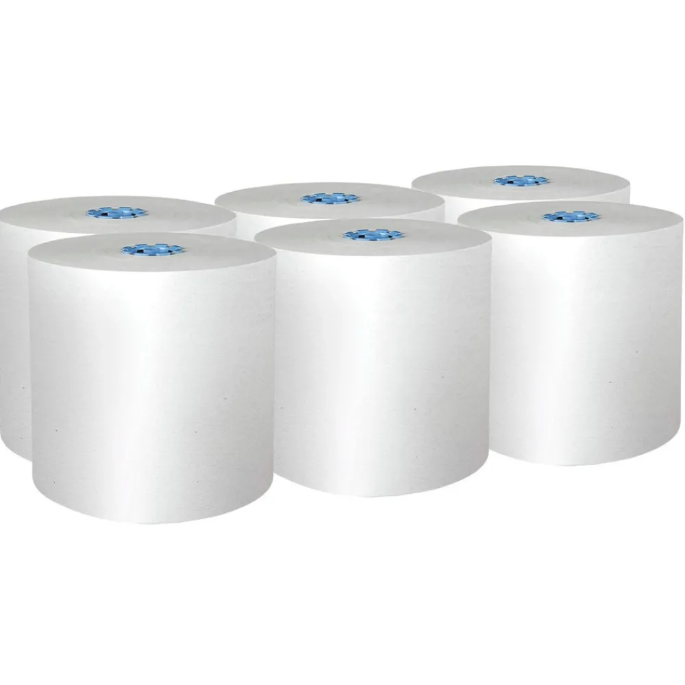 Discount 43959 1-Ply 7.5 in. x 900 ft. Pro Hard Roll Paper Towels with Absorbency Pockets for Pro Dispenser - Blue Core Only (6/Carton) Paper & Dispensers