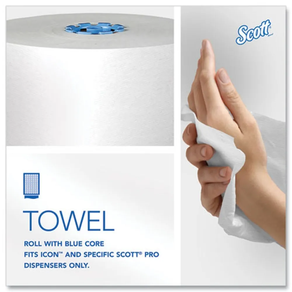 Discount 43959 1-Ply 7.5 in. x 900 ft. Pro Hard Roll Paper Towels with Absorbency Pockets for Pro Dispenser - Blue Core Only (6/Carton) Paper & Dispensers