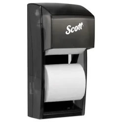 Hot Essential 6 in. x 6.6 in. x 13.6 in. Plastic Tissue Dispenser - Smoke (1/Carton) Paper & Dispensers