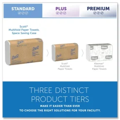 Online Essential 1-Ply 8 in. x 9.4 in. Multi-Fold Towels - White (16/Carton) Paper & Dispensers