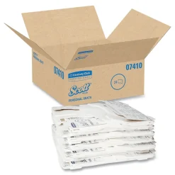 Personal Seats 15 in. x 18 in. Sanitary Toilet Seat Covers - White (125/Pack) Paper & Dispensers