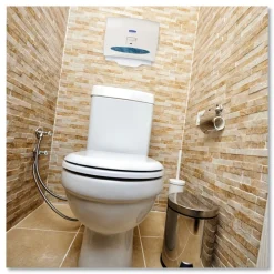 Personal Seats 15 in. x 18 in. Sanitary Toilet Seat Covers - White (125/Pack) Paper & Dispensers