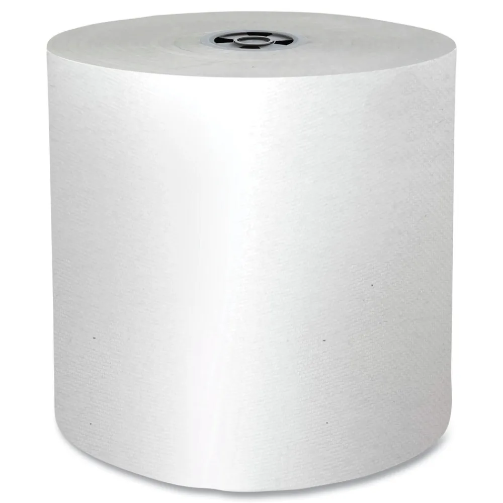 Hot 1-Ply 7.5 in. x 900 ft. Pro Hard Roll Paper Towels with Absorbency Pockets for Pro Dispenser - Gray Core Only (6/Carton) Paper & Dispensers