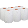 Online 1-Ply 8 in. x 580 ft. Slimroll Towels - White/Orange Core (6/Carton) Paper & Dispensers