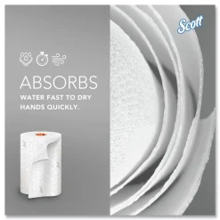 Online 1-Ply 8 in. x 580 ft. Slimroll Towels - White/Orange Core (6/Carton) Paper & Dispensers