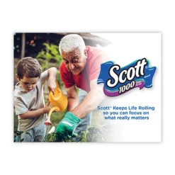 Hot 1-Ply 4.1 in. x 3.7 in. Septic Safe Toilet Paper - White (48/Carton) Paper & Dispensers