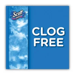 Hot 1-Ply 4.1 in. x 3.7 in. Septic Safe Toilet Paper - White (48/Carton) Paper & Dispensers