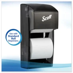 Online 2-Ply Septic Safe Essential Standard Roll Bathroom Tissue for Business - White (550/Roll) Paper & Dispensers