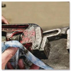 Hand Cleaner Towels in-a-Bucket Refill 1-Ply 10 x 12 Citrus Blue/White 72/Pack 6 Packs/Carton Cleaning & Janitorial Supplies