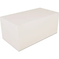 Best 9 in. x 5 in. x 4 in. Paper Carryout Boxes - White (250/Carton) Tabletop And Serveware