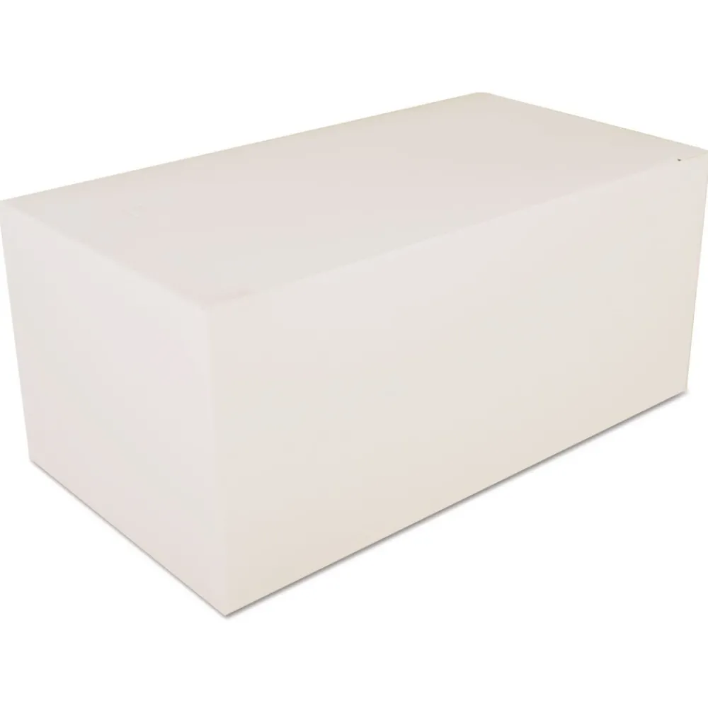 Best 9 in. x 5 in. x 4 in. Paper Carryout Boxes - White (250/Carton) Tabletop And Serveware