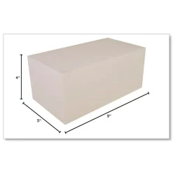 Best 9 in. x 5 in. x 4 in. Paper Carryout Boxes - White (250/Carton) Tabletop And Serveware