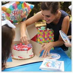 New 7 in. x 7 in. x 4 in. Paper Standard Bakery Boxes - White (250/Carton) Tabletop And Serveware