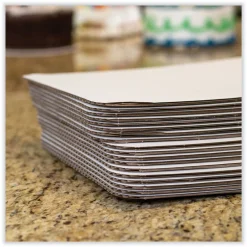 Discount Single Wall Pad Paper 25.5 in. x 17.5 in. Bakery Bright White Cake Pad - White (50/Carton) Tabletop And Serveware