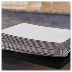 Discount Single Wall Pad Paper 25.5 in. x 17.5 in. Bakery Bright White Cake Pad - White (50/Carton) Tabletop And Serveware