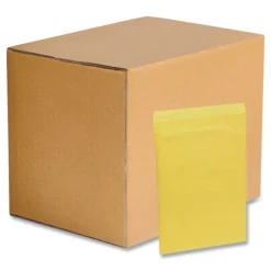 Hot Jiffy #5 Paper Padding Self-Adhesive Closure 10.5 in. x 16 Padded Mailer - Golden Kraft (100/Carton) Mailing, Packing & Shipping