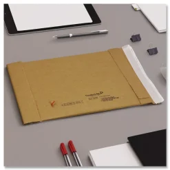 Best Jiffy #0 Paper Padding Self-Adhesive Closure 6 in. x 10 in. Padded Mailer - Natural Kraft (250/Carton) Mailing, Packing & Shipping