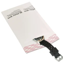 New Jiffylite #0 Barrier Bubble Air Cell Cushion Self-Adhesive Closure Self-Seal 6 in. x 10 in. Bubble Mailer - White (200/Carton) Mailing, Packing & Shipping