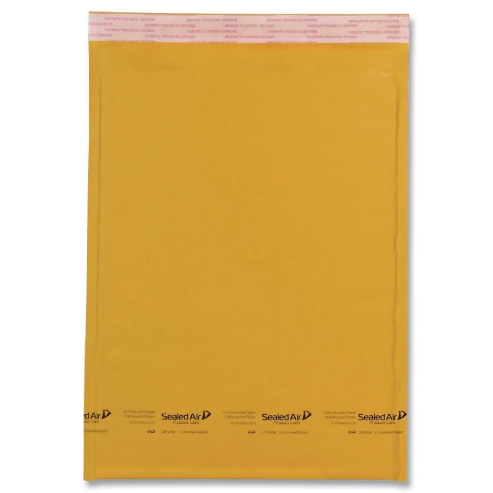 Discount Jiffylite 7.25 in. x 12 in. No. 1 Barrier Bubble Air Cell Cushion Self-Seal Bubble Mailer - Brown Kraft (25/Carton) Mailing, Packing & Shipping