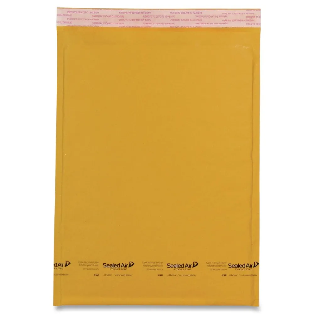 Sale Jiffylite 10.5 in. x 16 in. No. 5 Barrier Bubble Air Cell Cushion Self-Seal Bubble Mailer - Brown Kraft (25/Carton) Mailing, Packing & Shipping