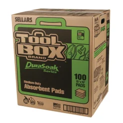 Sale 23200 0.26 Gallon 15 x 19 DuraSoak Universal Sorbents Medium Duty Pad (100/Carton) Cleaning & Janitorial Supplies