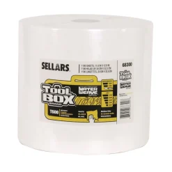 1-Ply 11.8 x 12.8 TOOLBOX WaterWeave T600 Wipers - White (1/Carton) Cleaning & Janitorial Supplies