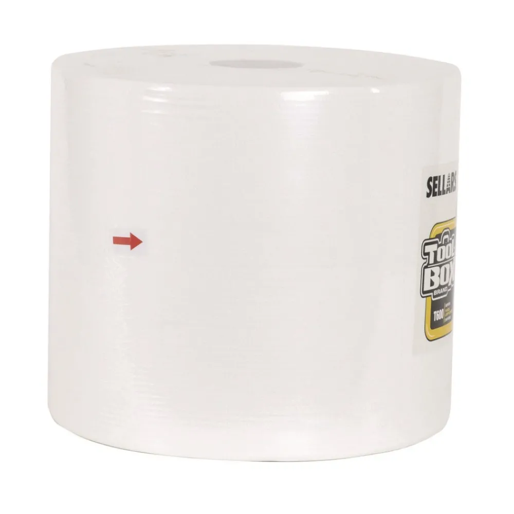 1-Ply 11.8 x 12.8 TOOLBOX WaterWeave T600 Wipers - White (1/Carton) Cleaning & Janitorial Supplies