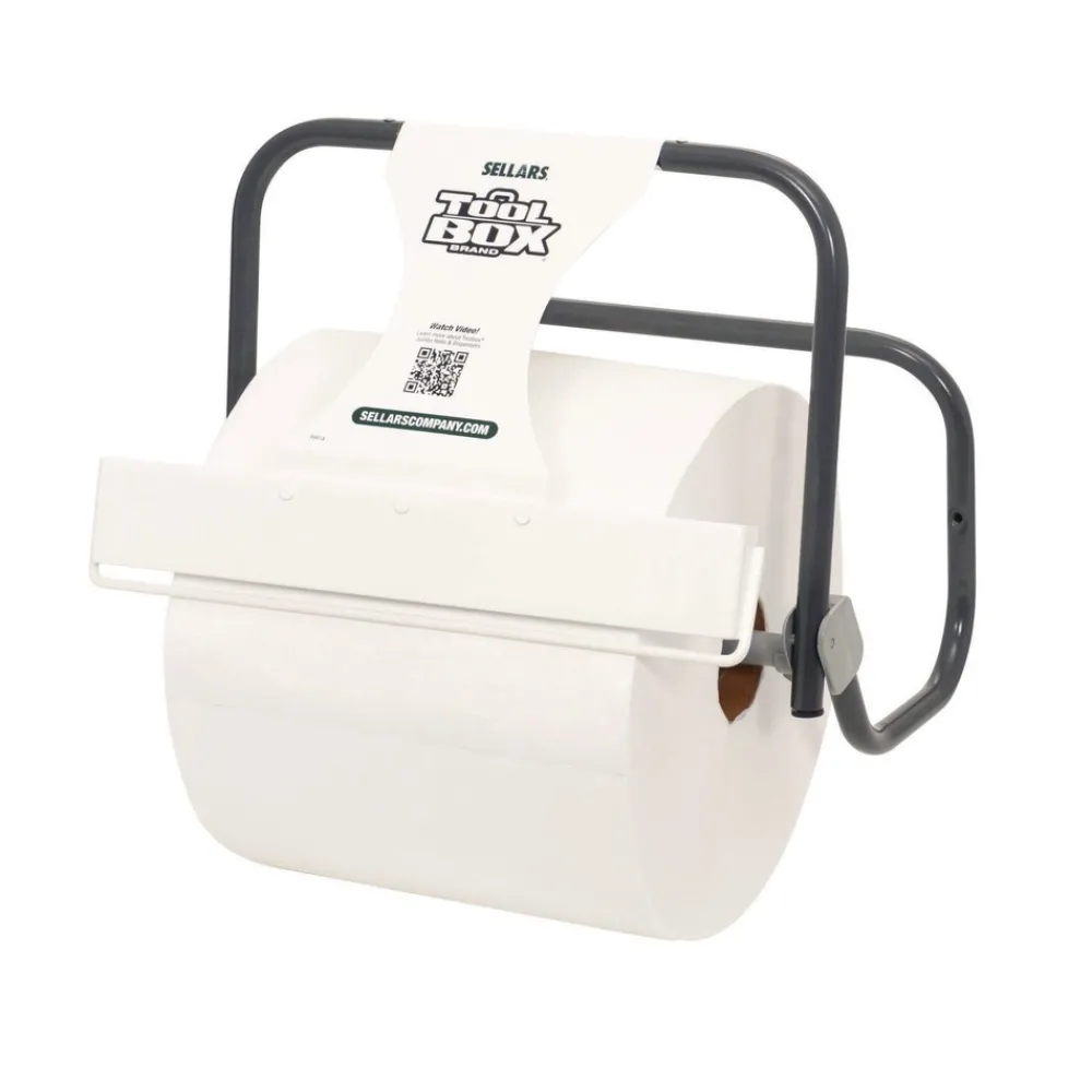 1-Ply 11.8 x 12.8 TOOLBOX WaterWeave T600 Wipers - White (1/Carton) Cleaning & Janitorial Supplies