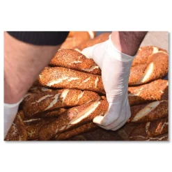 Stretch Vinyl Examination Gloves - Medium, Cream (1000/Carton) Cleaning & Janitorial Supplies