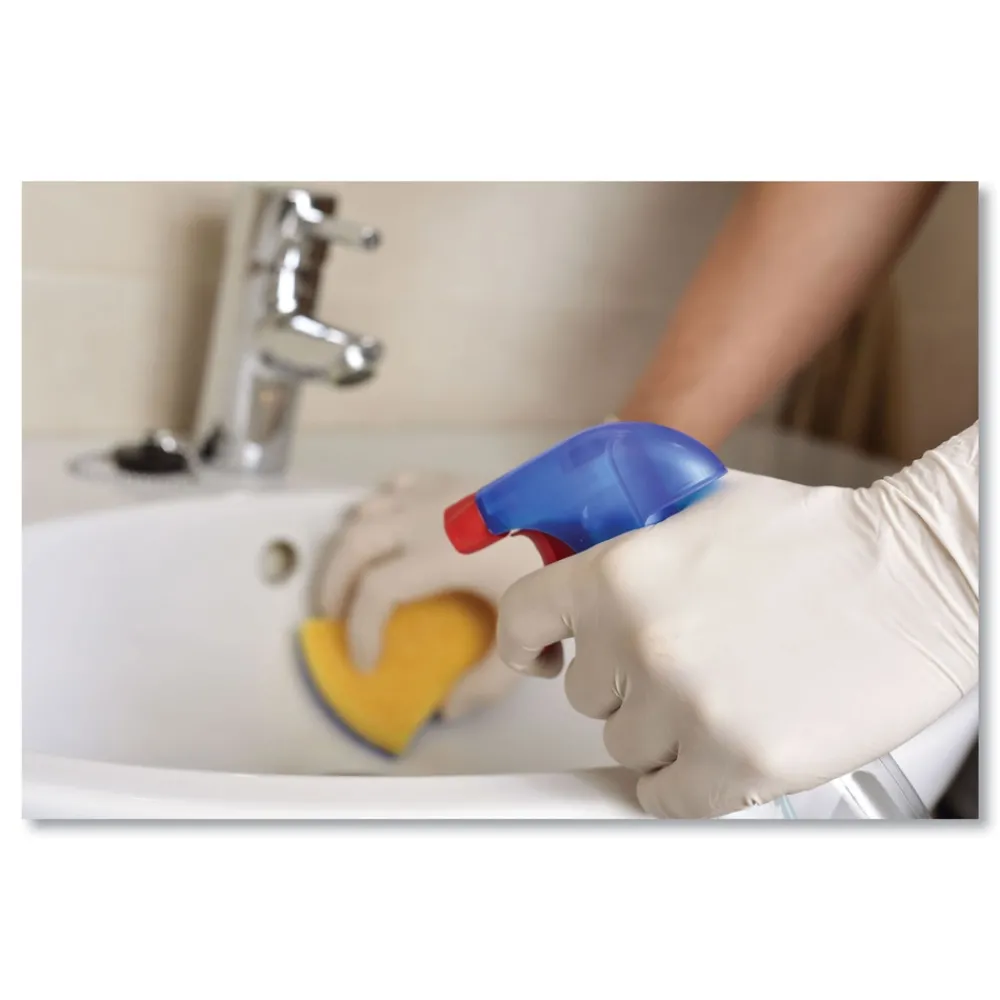 Latex Powdered Gloves - Medium Cream (100/Box) Cleaning & Janitorial Supplies