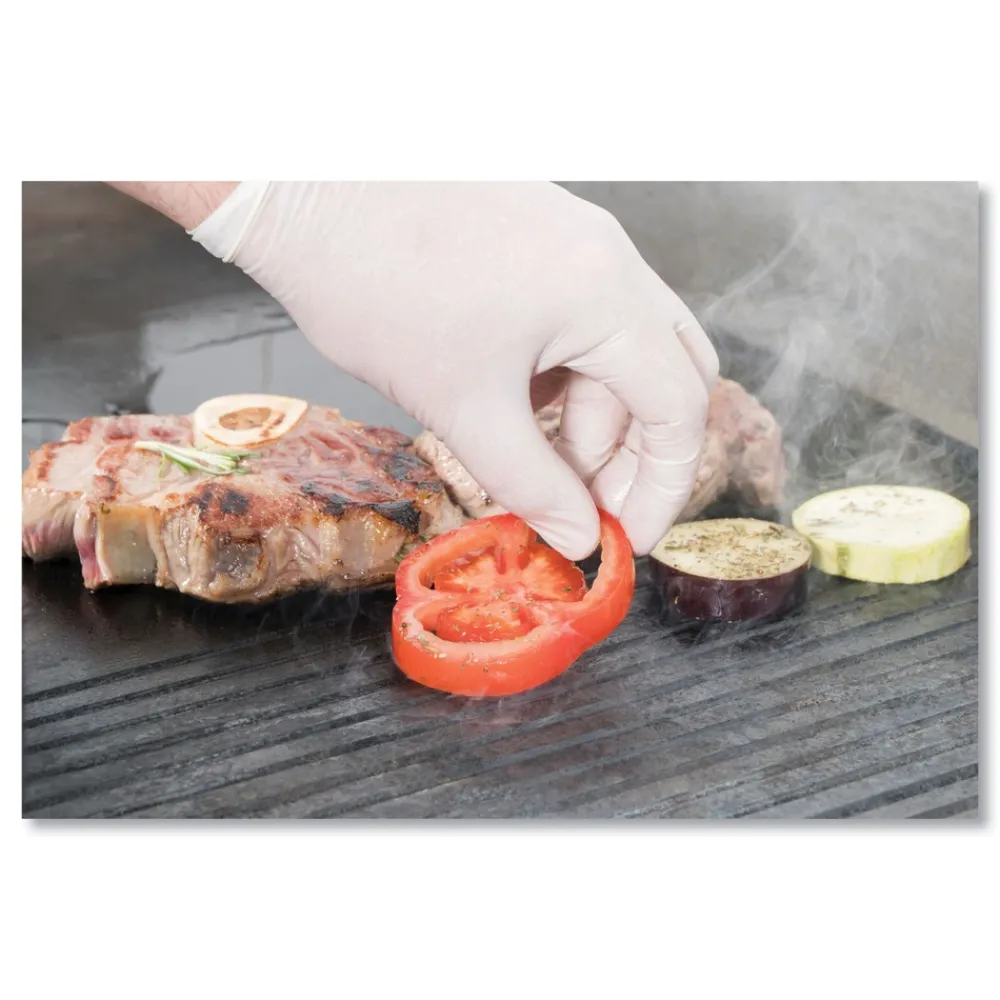 Latex Powdered Gloves - Medium Cream (100/Box) Cleaning & Janitorial Supplies