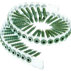 Hot 8-Gauge 1-1/4 in. Collated Cement Board Screws (1,000-Pack) Power Tool Accessories