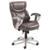 Best 18.75 in. to 21.75 in. Seat Height Supports Up to 300 lbs. Emerson Task Chair - Gray Seat/Back, Silver Base Office Furniture & Lighting