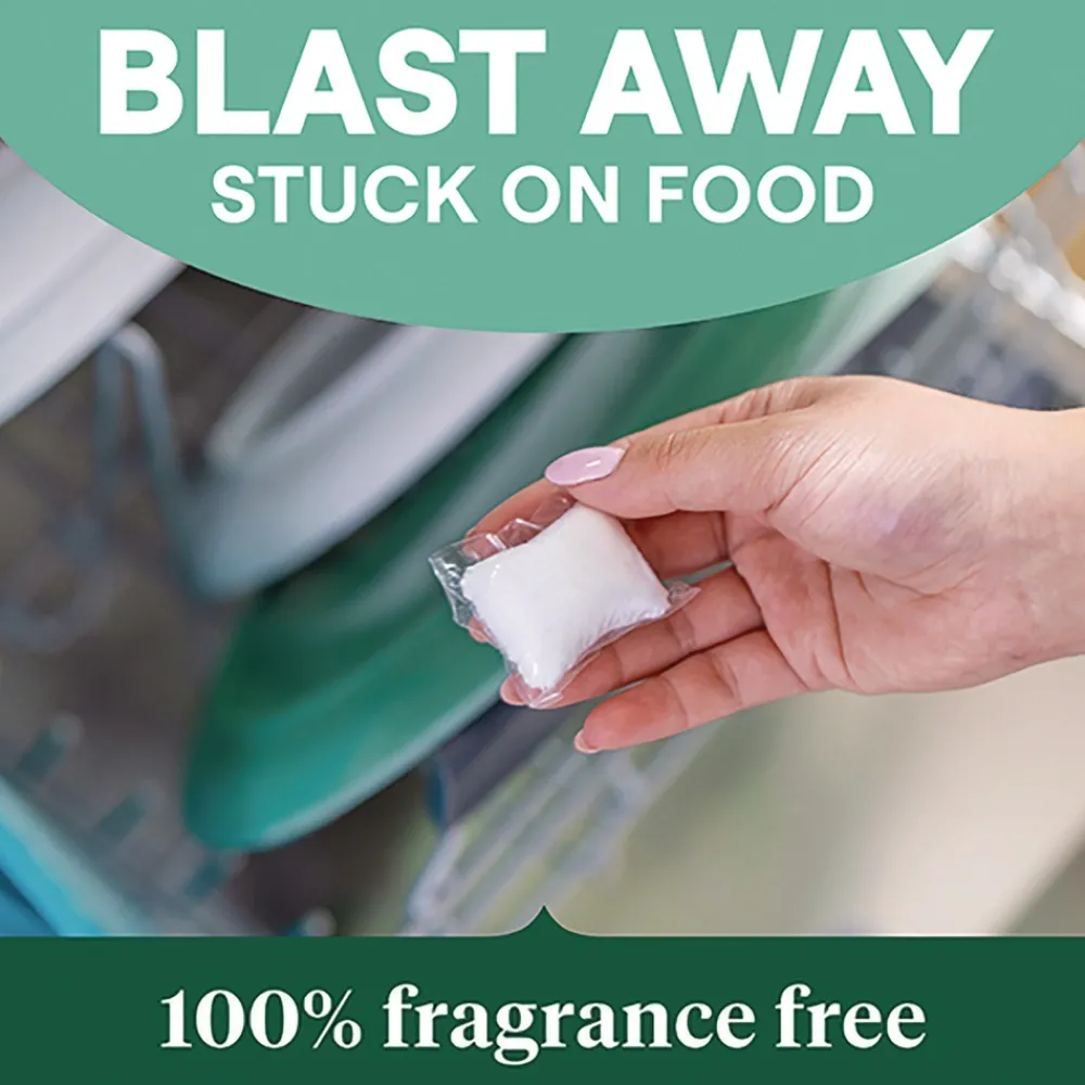 Hot 10732913451804 Natural Automatic Dishwasher Detergent Packs - Free and Clear Cleaning & Janitorial Supplies