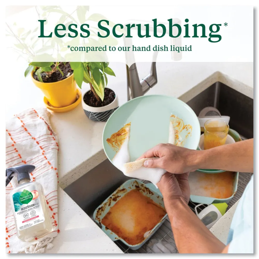 Outlet 16 oz. Bottle Foaming Dish Spray - Mandarin Orange Scent (6/Carton) Cleaning & Janitorial Supplies