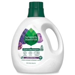 Clearance 135 oz. Bottle Natural Liquid Laundry Detergent - Fresh Lavender (4/Carton) Cleaning & Janitorial Supplies