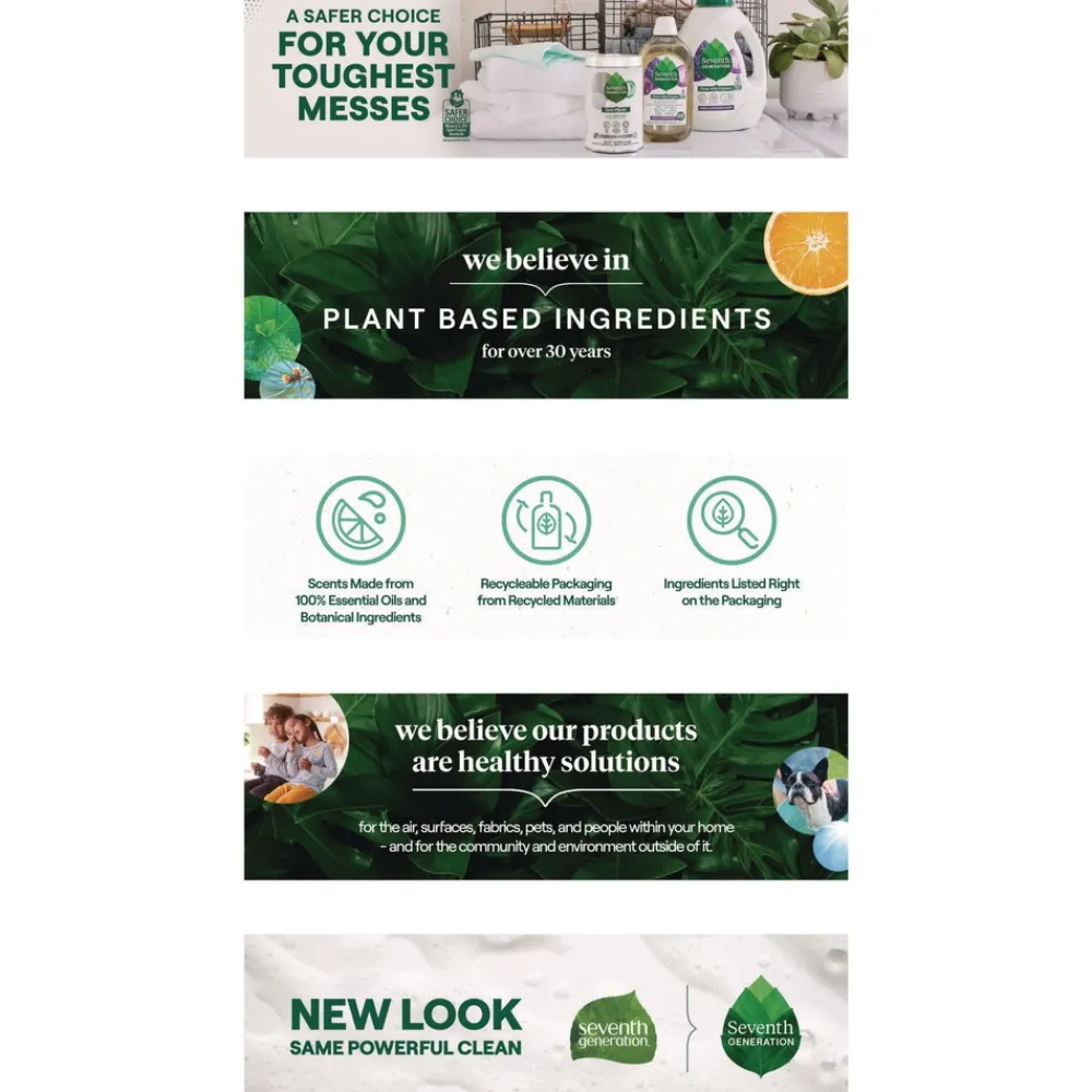 Best 90 oz Natural Liquid Sensitive Skin Laundry Detergent Bottle - Free and Clear (4/Carton) Cleaning & Janitorial Supplies