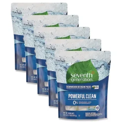 Online Natural Automatic Dishwasher Detergent Packs - Free and Clear (5/Carton) Cleaning & Janitorial Supplies