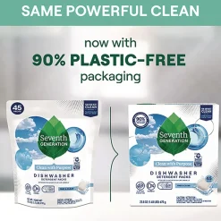 Online Natural Automatic Dishwasher Detergent Packs - Free and Clear (5/Carton) Cleaning & Janitorial Supplies