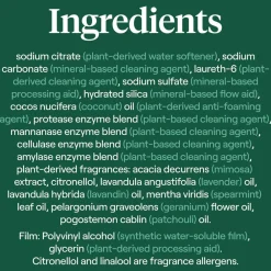 Natural Laundry Detergent Powder Packs - Lavender Scent (8/Carton) Cleaning & Janitorial Supplies