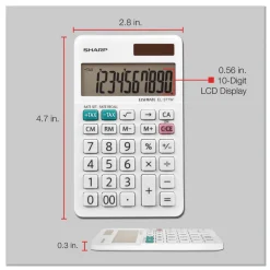 Outlet 10-Digit LCD Large Pocket Calculator Cleaning & Janitorial Supplies