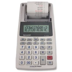 Sale EL-1611V 2 Lines/Sec Printing Calculator - Black/Red Print Office Electronics & Batteries