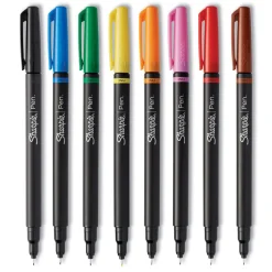 Discount Art Pen Fine 0.4 millimeter Stick Porous Point Pen - Assorted Ink/Barrel Colors (1-Set) Pens, Pencils & Markers