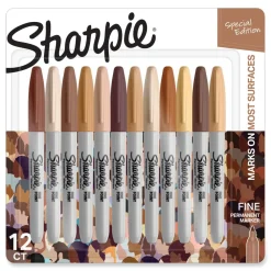 Online Fine Bullet Tip Permanent Marker - Assorted Portrait Colors (12/Pack) Pens, Pencils & Markers
